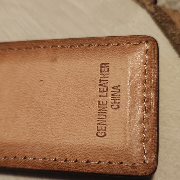 Fossil Brown Genuine Leather Magnetic Money Clip - Picture 5 of 5